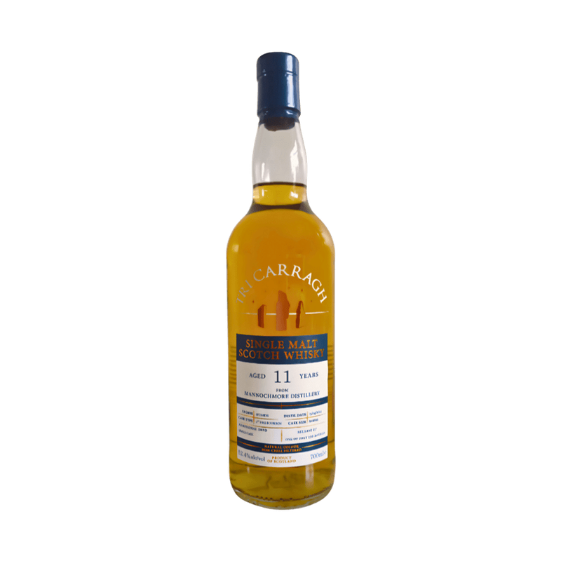 Tri Carragh Mannochmore 11 Year Single Malt Scotch Whisky
