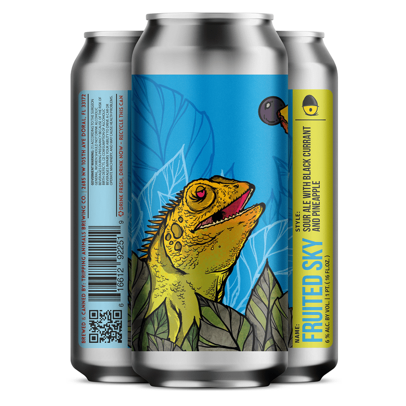 Tripping Animals Brewing Co. 'Fruited Sky' Sour Ale Beer 4-Pack
