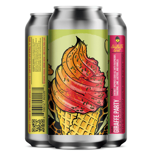 Tripping Animals Brewing Co. 'Giraffe Party' Sour Ale Beer 4-Pack