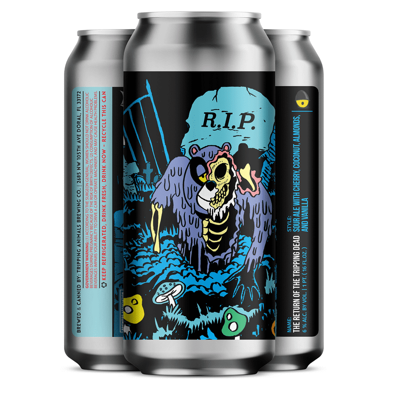 Tripping Animals Brewing Co. 'The Return Of The Tripping Dead' Sour Ale Beer 4-Pack