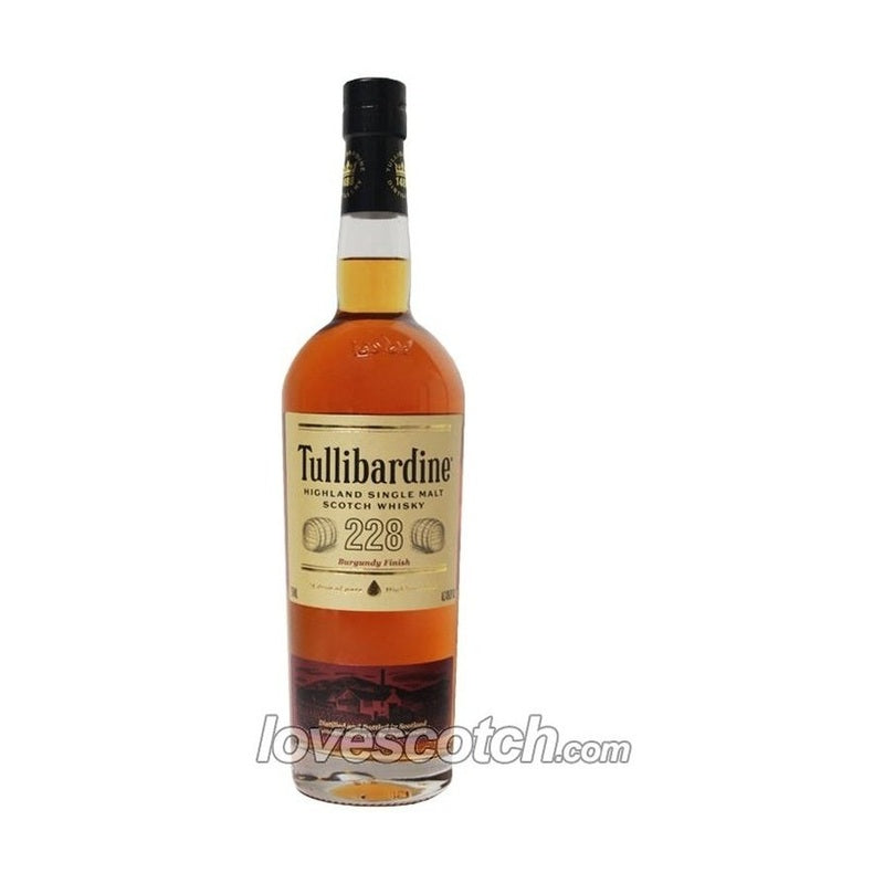 Tullibardine 228 Burgundy Finish Single Malt Whiskey (750ml)