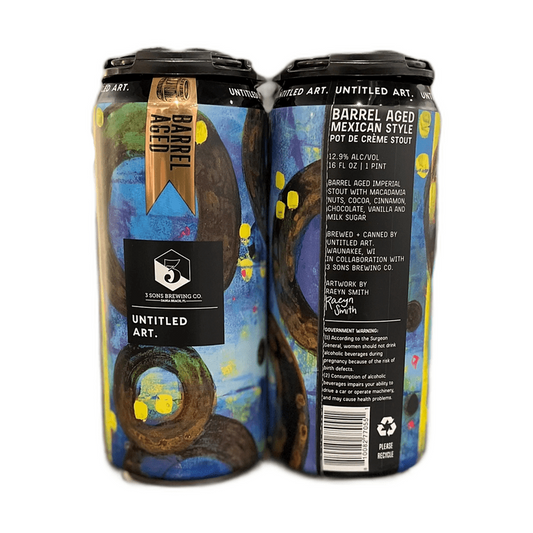 Untitled Art. Barrel Aged Mexican Style Pot de Cr‚me Stout Beer 2-Pack