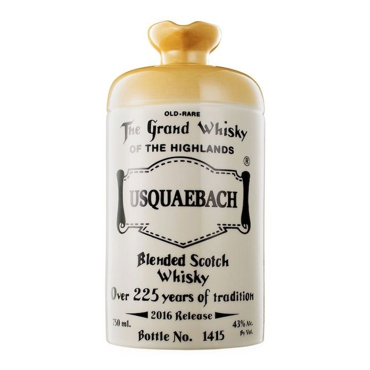 Usquaebach Old Rare Blended Scotch Whisky Stone Flagon (700mL)