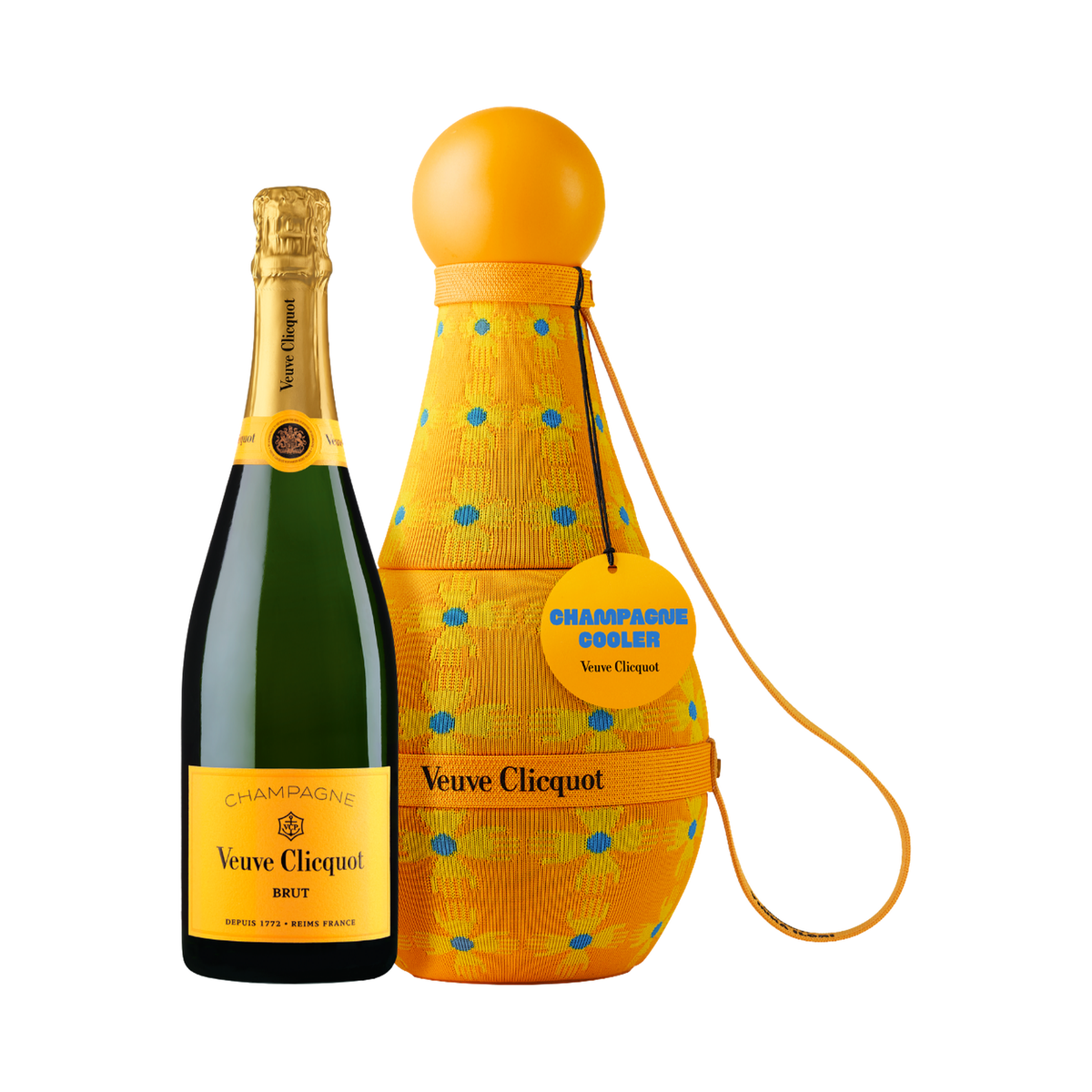 Veuve Clicquot Brut Yellow Label Sun Totem by Yinka Ilori 750ml