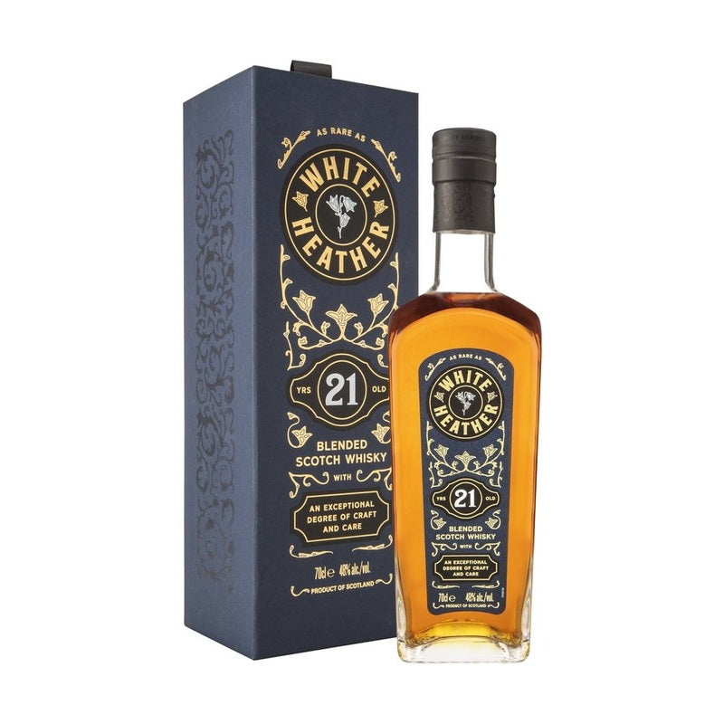 White Heather 21 Years Old Blended Scotch Whisky