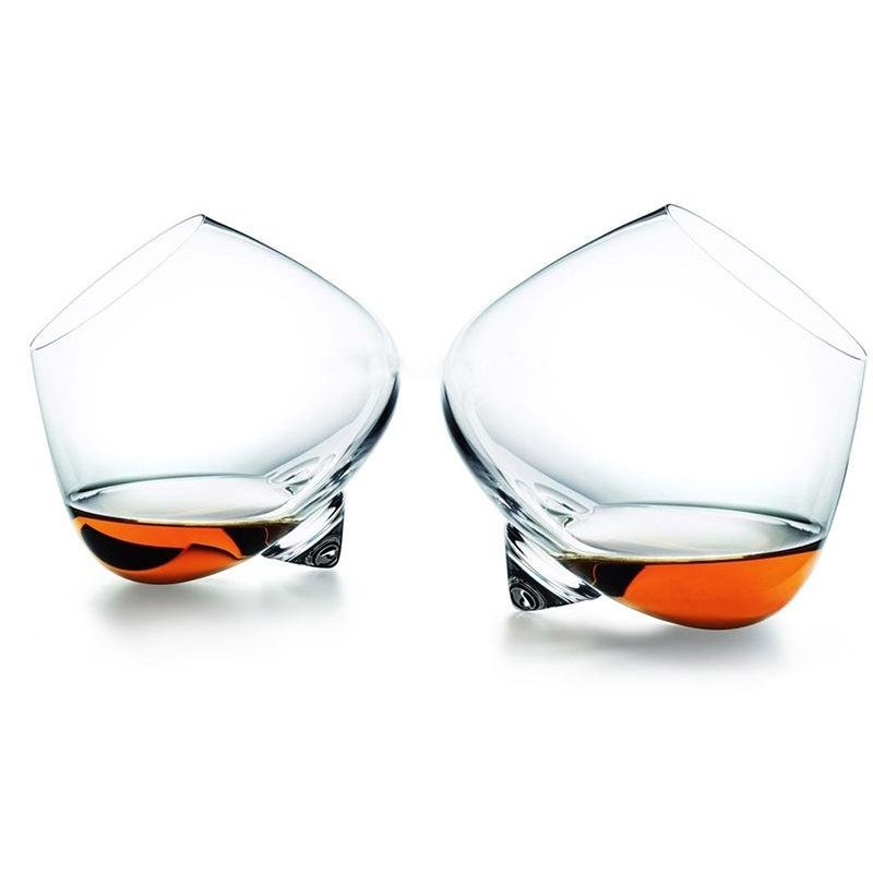 Wide Belly Spirits Crystal Glass