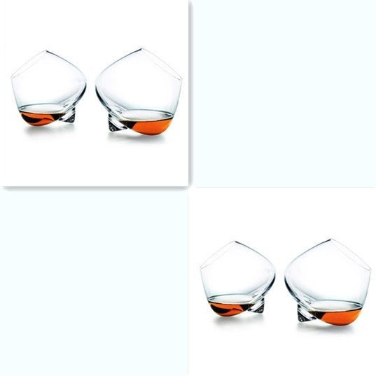 Wide Belly Spirits Crystal Glass