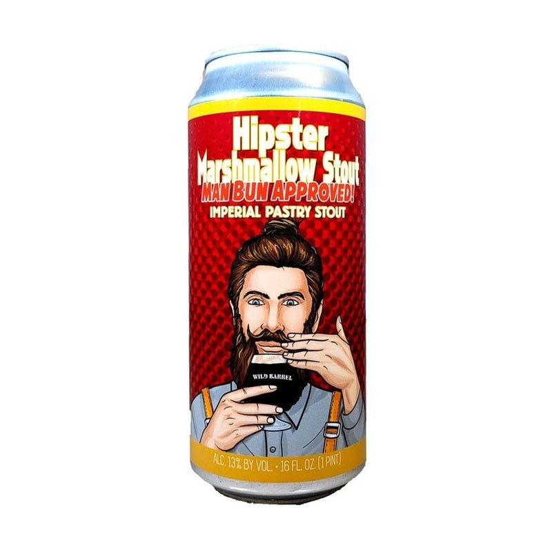 Wild Barrel Brewing 'Hipster Marshmallow Stout' Imperial Pastry Stout Beer 4-Pack