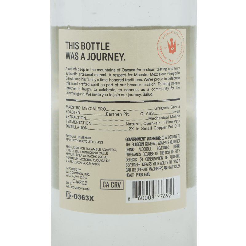 Wild Common Cuishe Mezcal Artesanal