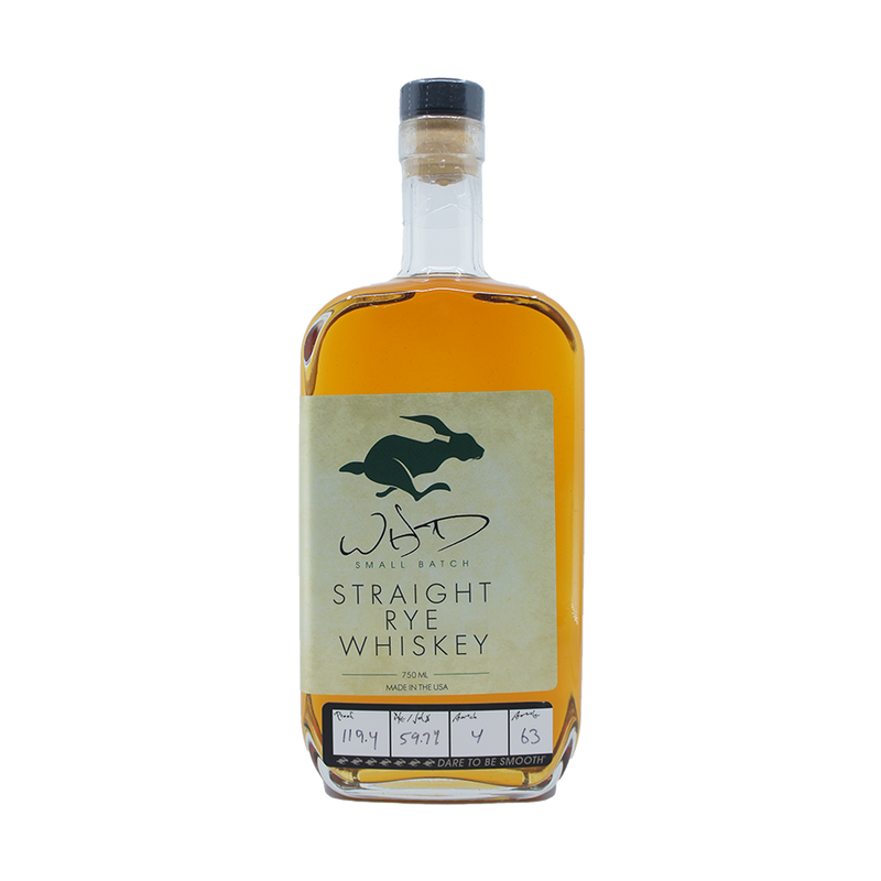 Wild Hare Distillery Barrel Strength Straight Rye Whiskey (750mL)
