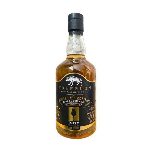 Wolfburn 2015 9 Year Old Single Cask 430 Single Malt Scotch Whisky (700mL)
