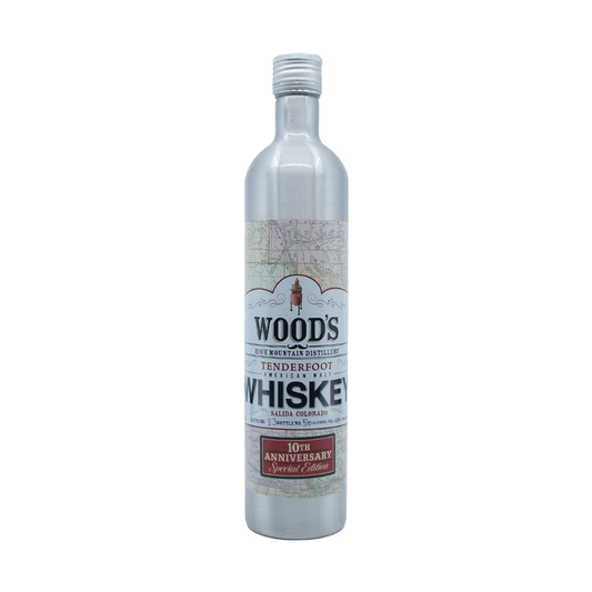 Wood's 'Tenderfoot' American Malt Whiskey (Aluminum Bottle)