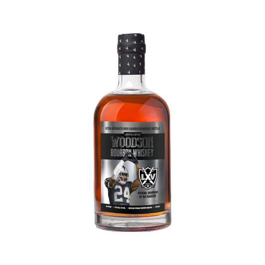 Woodson Bourbon Whiskey 65th Anniversary Raiders Commemorative 750ml