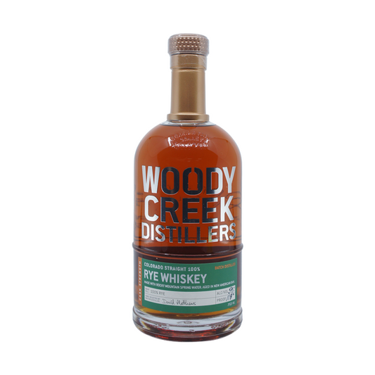 Woody Creek Distillers Cask Strength Colorado Straight Rye Whiskey
