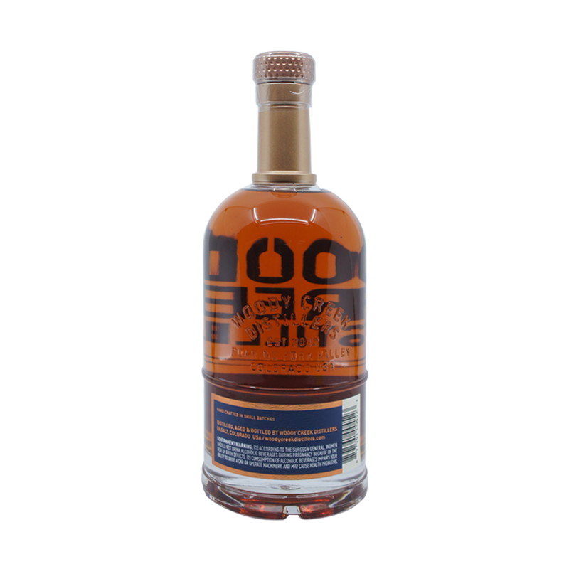 Woody Creek Distillers Colorado High Rye 70/30 Bourbon Whiskey