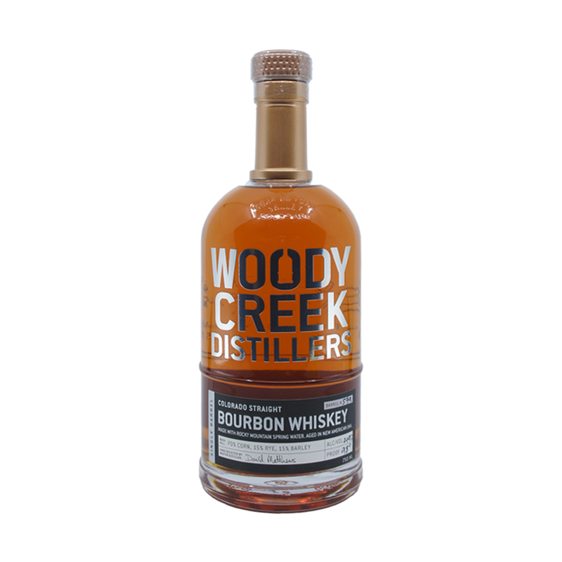 Woody Creek Distillers Single Barrel Colorado Straight Bourbon Whiskey