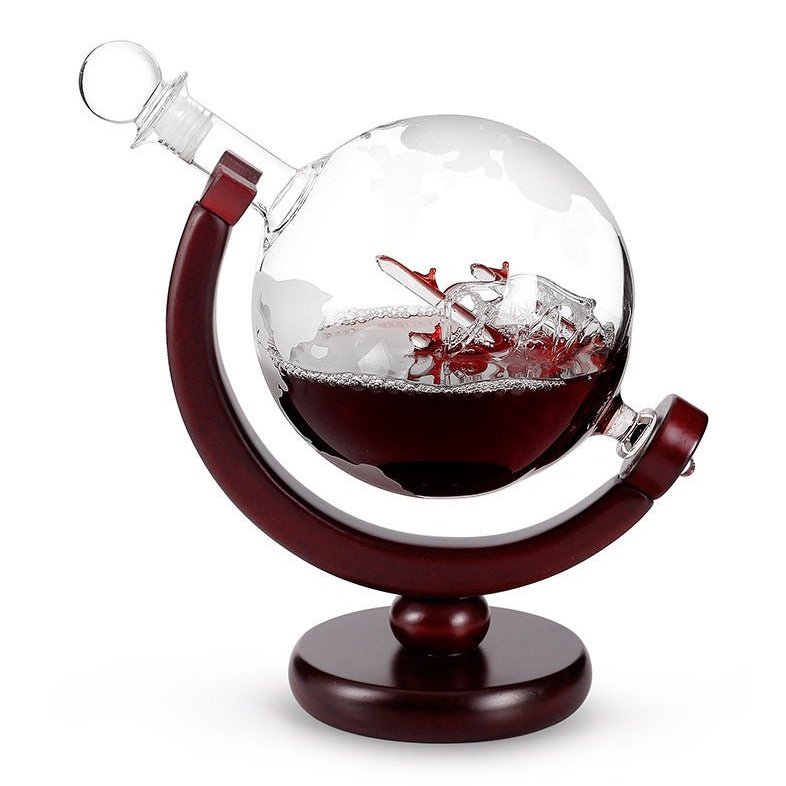 World Travelor Spirits Decanter With Glass