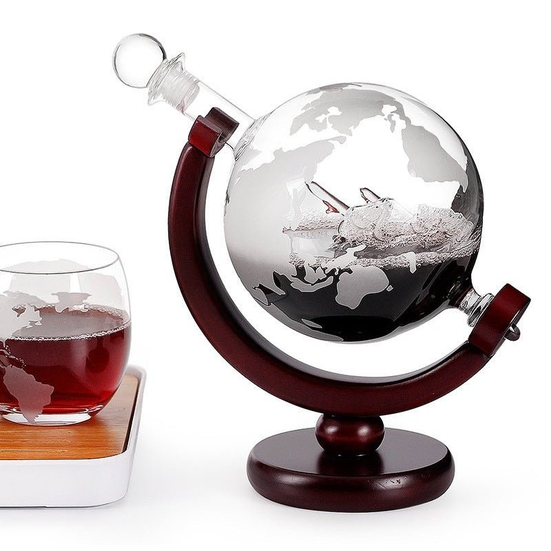World Travelor Spirits Decanter With Glass