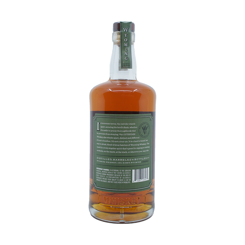 Wyoming Whiskey Outryder Straight American Whiskey (750mL)