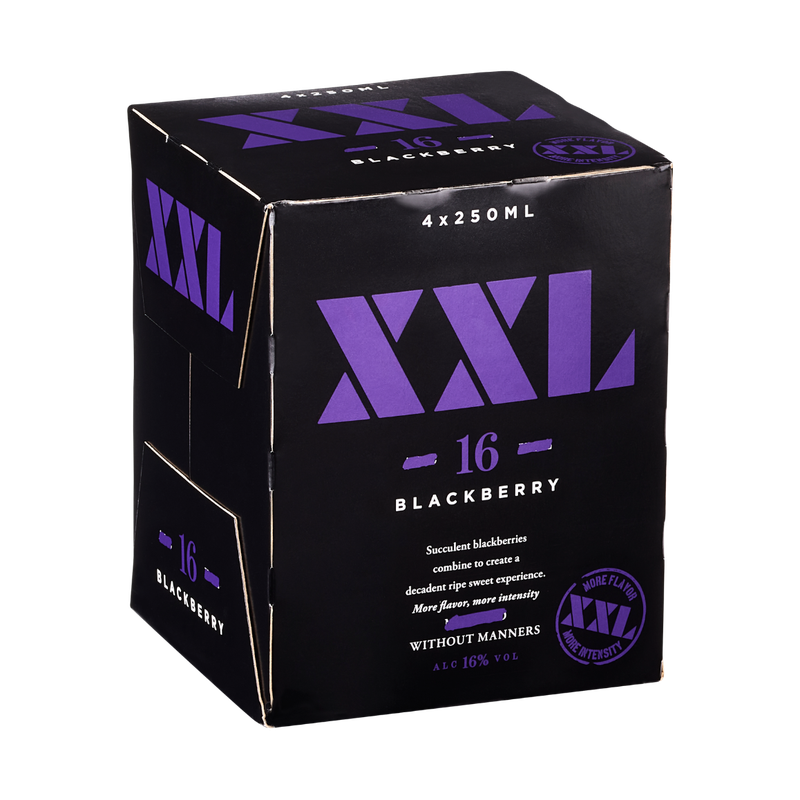 XXL Blackberry Moscato Flavored Wine 4-Pack
