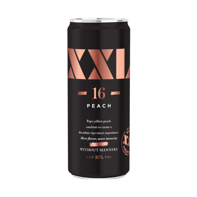 XXL Peach Moscato Flavored Wine 4-Pack